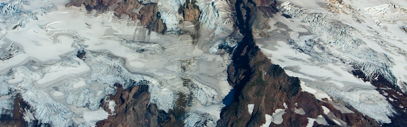 Glacier Detail On Mount Baker